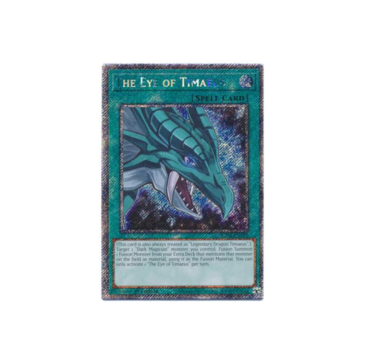 Yu-Gi-Oh! The Eye Of Timaeus (RA04-EN192) Platinum Secret Rare - NM/M