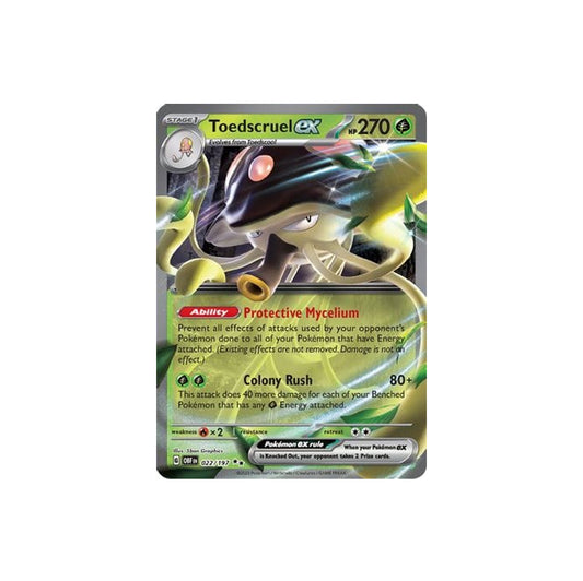 Pokémon Toedscruel Ex #022 (OBF) - NM/M