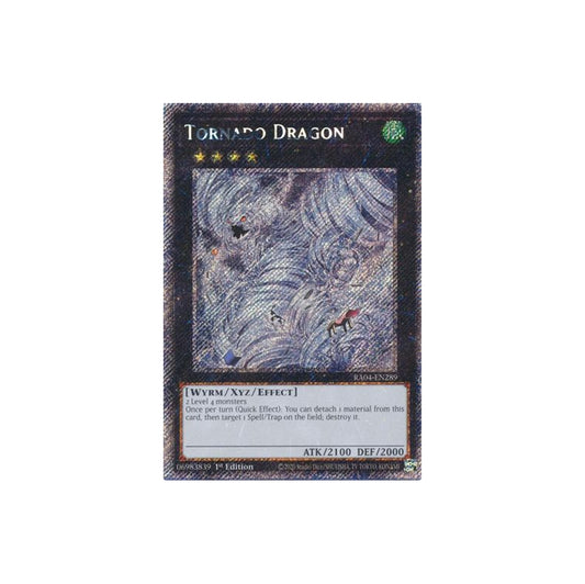 Yu-Gi-Oh! Tornado Dragon (RA04-EN289) Platinum Secret Rare - NM/M