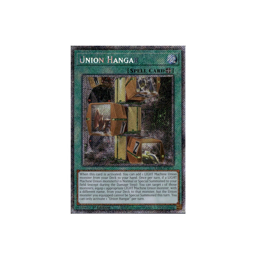 Yu-Gi-Oh! Union Hangar (RA04-EN270) Platinum Secret Rare - NM/M