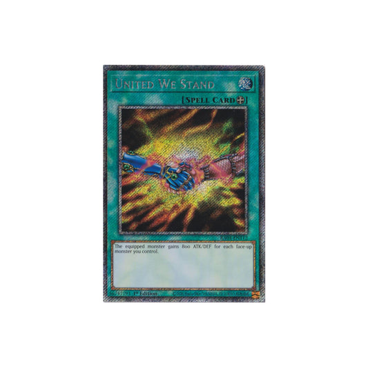 Yu-Gi-Oh! United We Stand (RA03-EN112) Platinum Secret Rare - NM/M