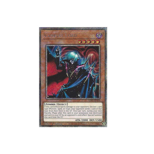 Yu-Gi-Oh! Vampire Lord (RA03-EN128) Platinum Secret Rare - NM/M