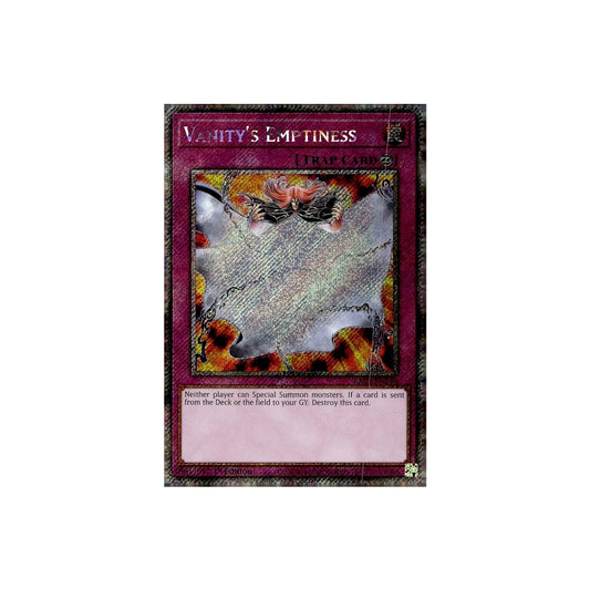 Yu-Gi-Oh! Vanity's Emptiness (RA03-EN246) Platinum Secret Rare - NM/M