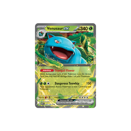 Pokémon Venusaur Ex #003 (151) - NM/M