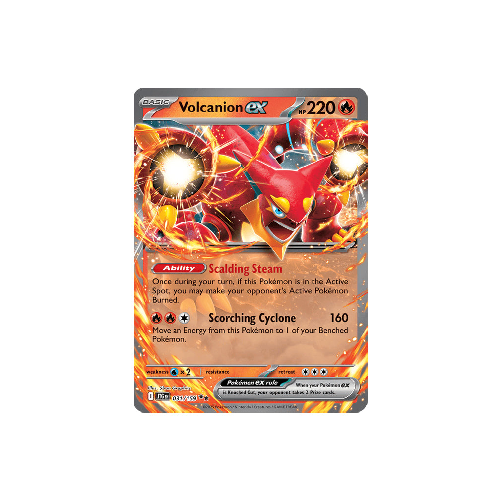 Pokémon Volcanion Ex #031 (JTG) - NM/M