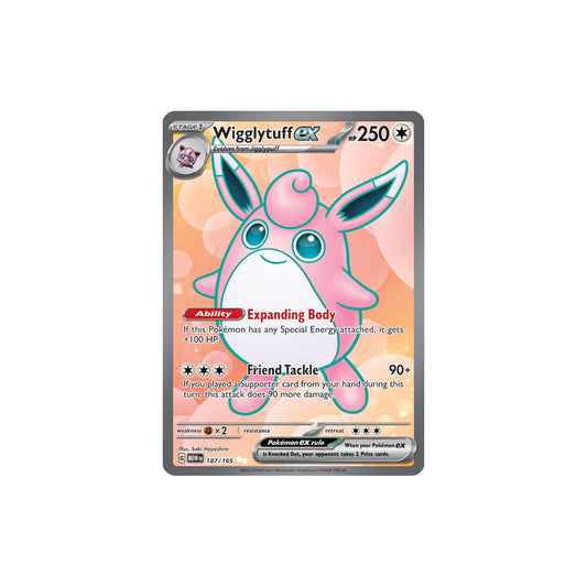 Pokémon Wigglytuff Ex #187 (151) - NM/M