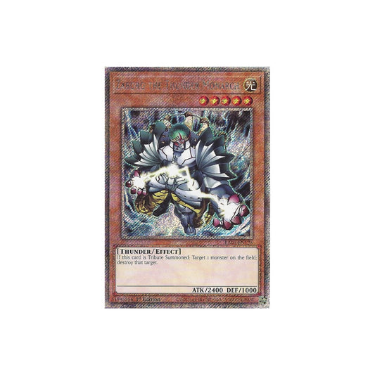 Yu-Gi-Oh! Zaborg the Thunder Monarch (RA04-EN125) Quarter Century Secret Rare - NM/M