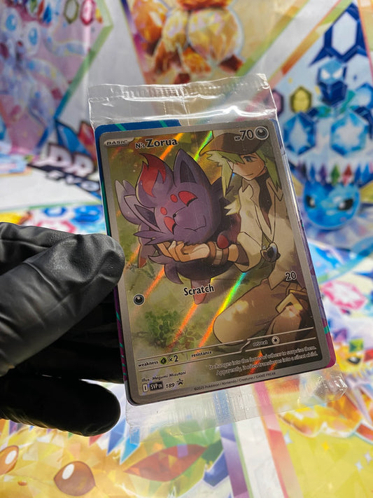 Pokémon N's Zorua Promo #189 (Still in Plastic) - NM/M
