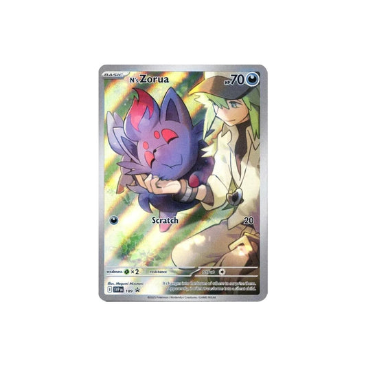 Pokémon N's Zorua Promo #189 (Still in Plastic) - NM/M